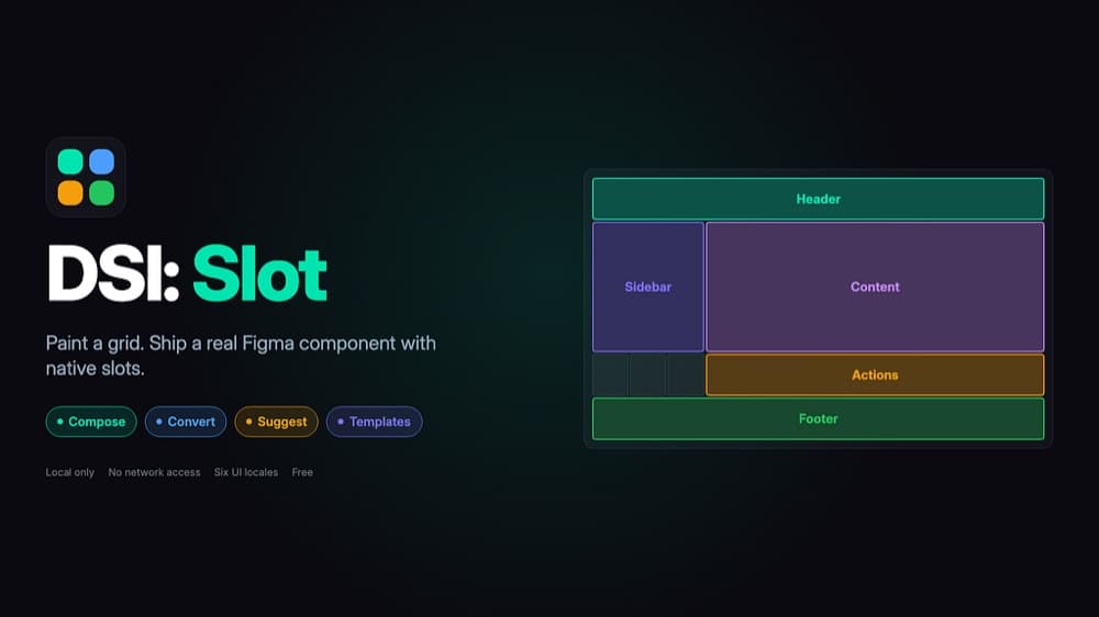 Figma Finally Has Native Slots. Here Is the Intelligence Layer Built on Top of Them.