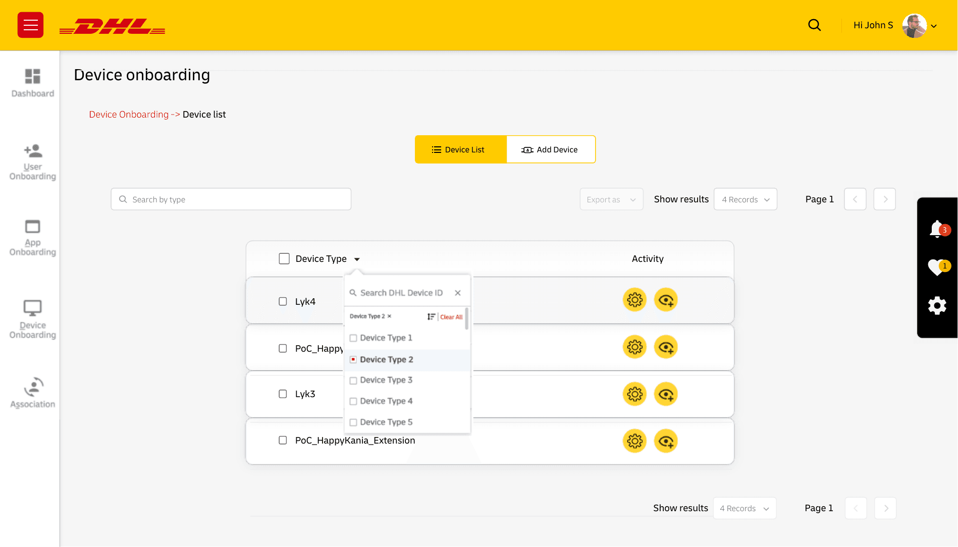 Add-device flow